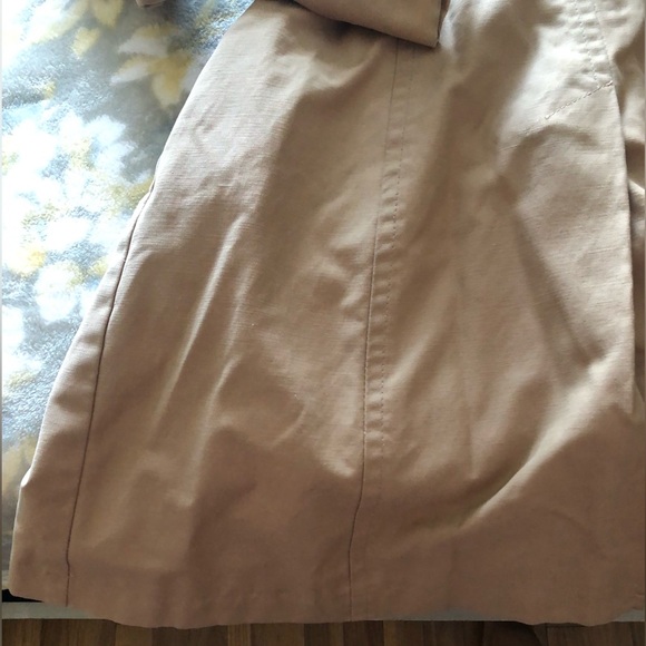 DKNY Tan Trench Coat with Belt - Picture 9 of 14